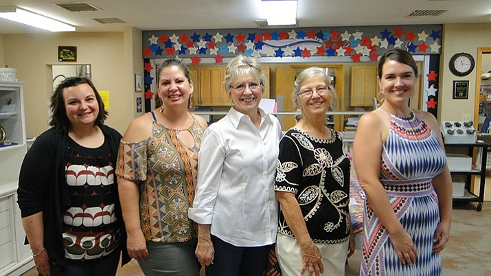 Nancy Jauregu, Christy Lambertus, Roselynn Fernwalt, Virginia Tallent, Nicole Kennedy. (Courtesy)