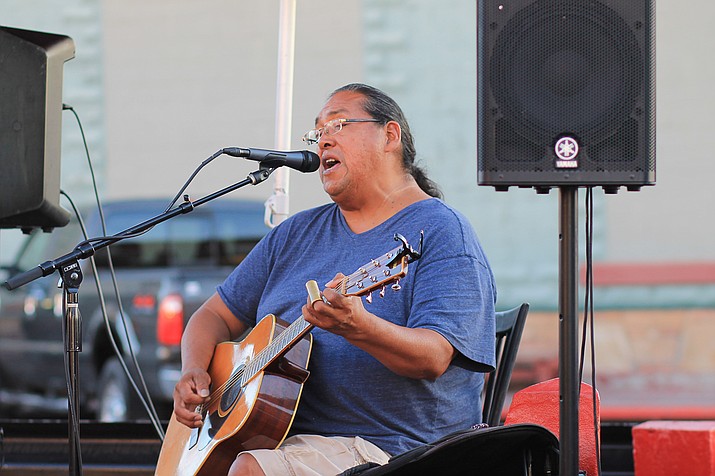 Navajo/Ute musician Aaron White was nominated in 2003 for a Grammy after touring throughout Europe and the U.S. White plays a variety of music for audiences of all cultures and ages. Wendy Howell/NHO