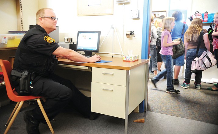 Prescott Police officers will rotate in the position to keep a presence at PHS. (Les Stukenberg/Courier, file)