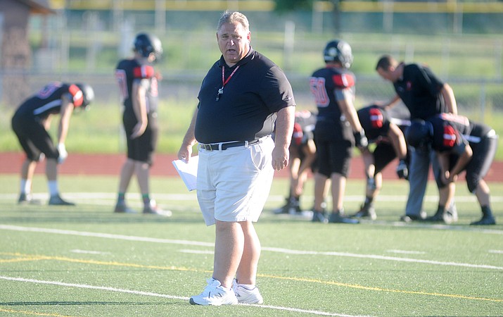 Bradshaw Mountain High School head football coach Chuck Moller.