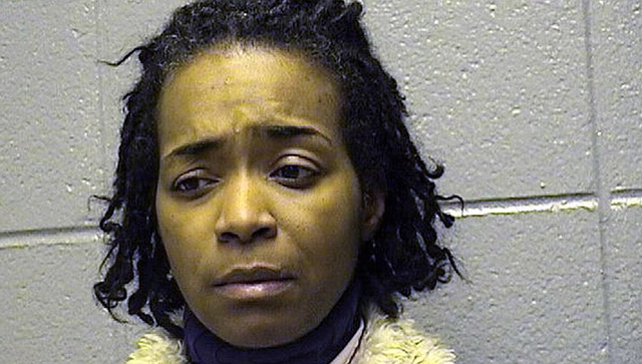 Cherron Phillips, a devotee of the so-called sovereign citizen movement was convicted in 2014 of 10 counts of retaliation against a federal official. She calls herself River Tali Bey. (Cook County Sheriff's Office)