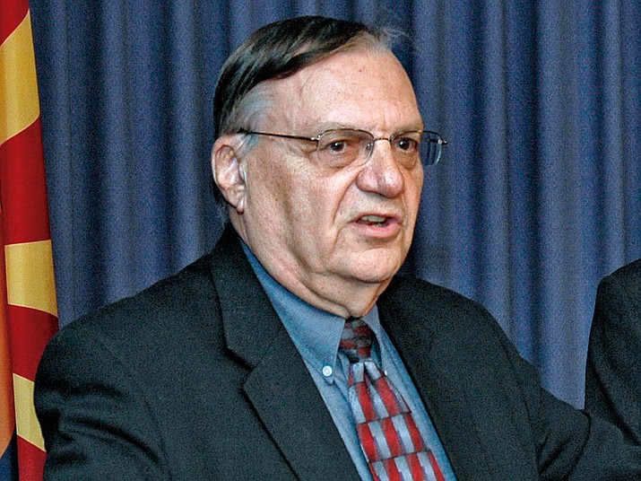 Former Maricopa County Sheriff Joe Arpaio was given due process in a court of law and determined to be guilty of the charges brought against him. The court should be allowed to follow through on its judicial authority based on the law handed down by legislative authority, free of interference by the executive branch of government. Capitol Media Services photo/Howard Fischer