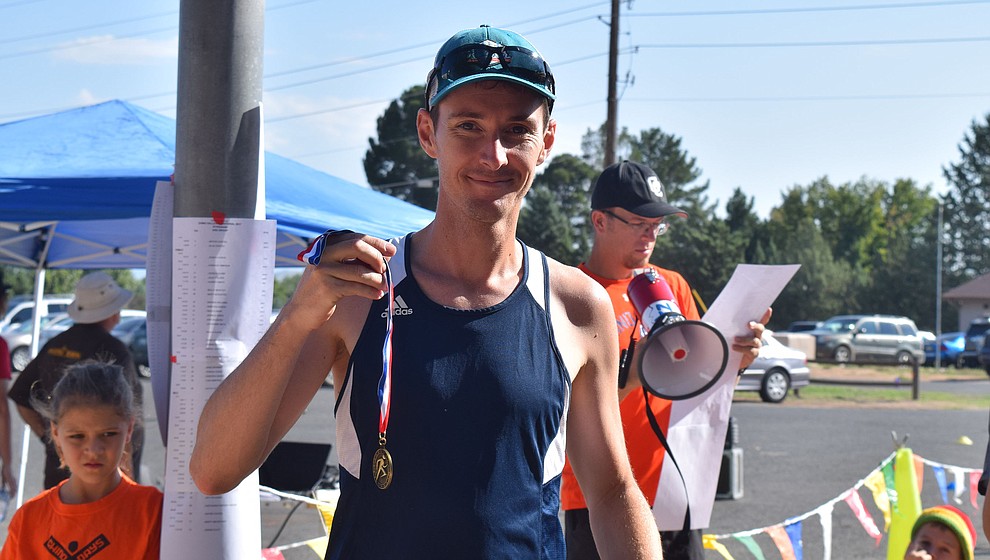 Greg Reverdiau was this year's winner of the 10k Men's division. (Jenda Ballard/Courtesy)