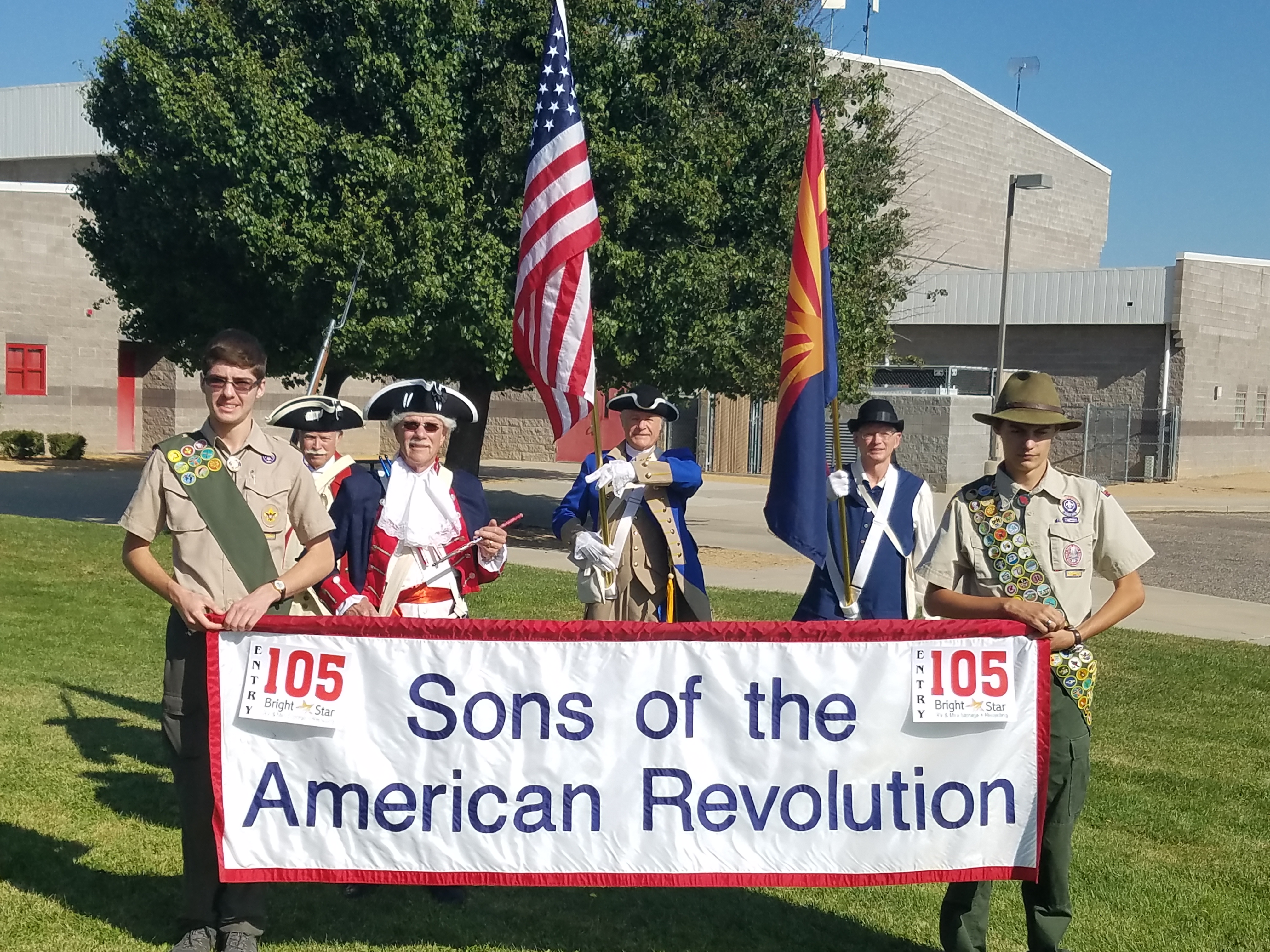 Photo Sons of American Revolution at Territorial Days The Daily