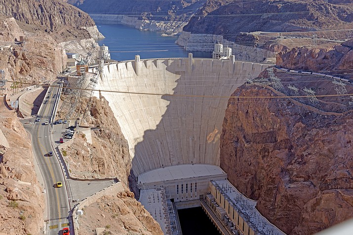 The Bureau of Reclamation’s Regional Special Agent Ian Canaan says 28-year-old Arron Hughes of Wales was arrested and cited a $330 fine for swimming across the iconic Hoover Dam near Las Vegas. (File photo)