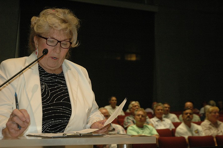 Martha Duncan, one of the homeowners who opposed the Prescott Country Club rezoning.