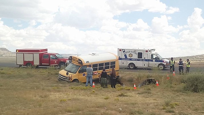 An intoxicated driver collided with a school bus approximately one mile from Whippoorwill Headstart School Sept. 11. All children on board were reportedly unharmed. Submitted photo