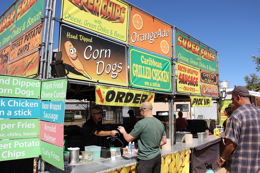 Food and drinks are available on site Friday through Sunday – and on Columbus Day –throughout the month. (Max Efrein/Courier)
