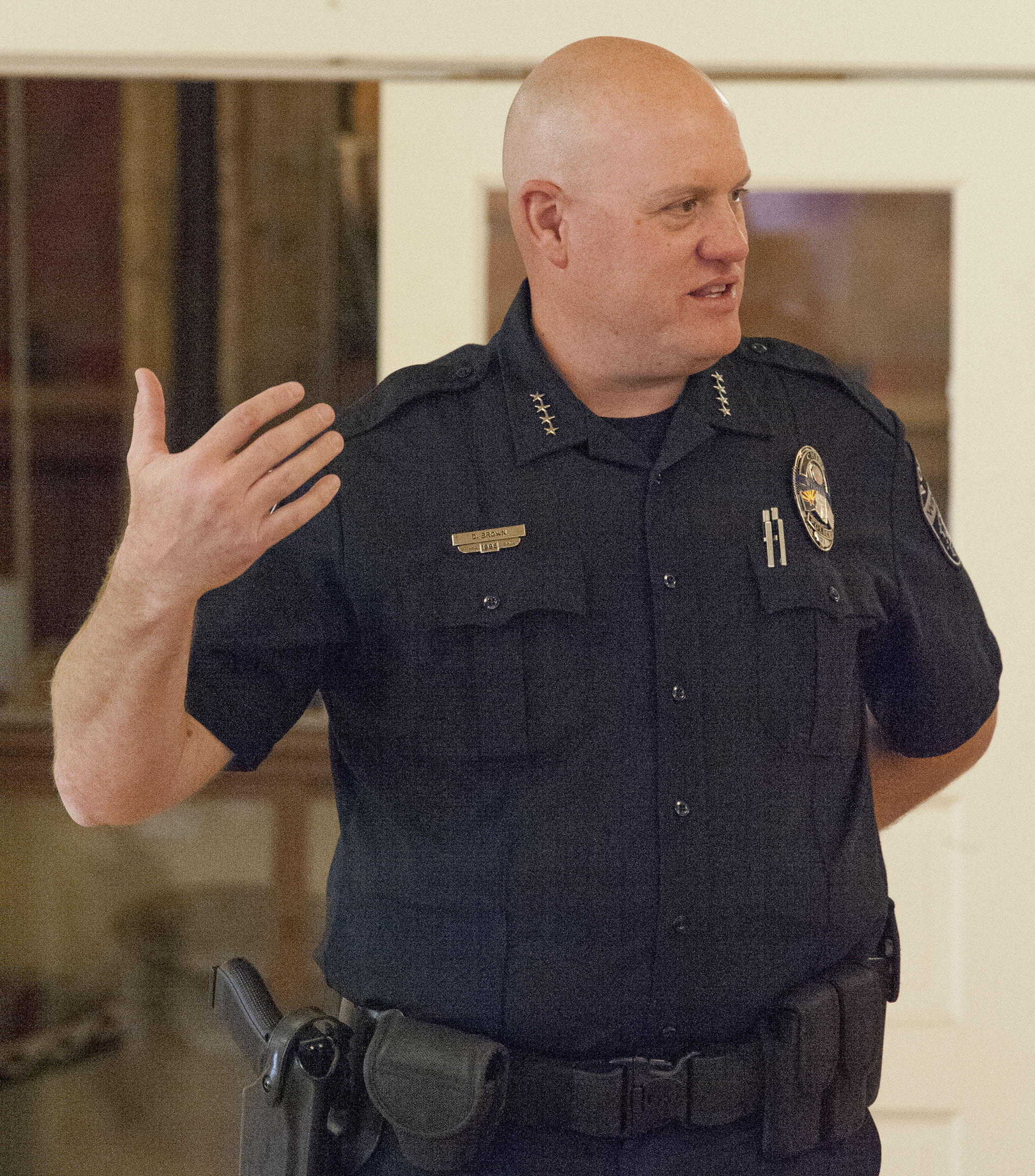 Winslow police chief visits Good Morning Winslow NavajoHopi Observer