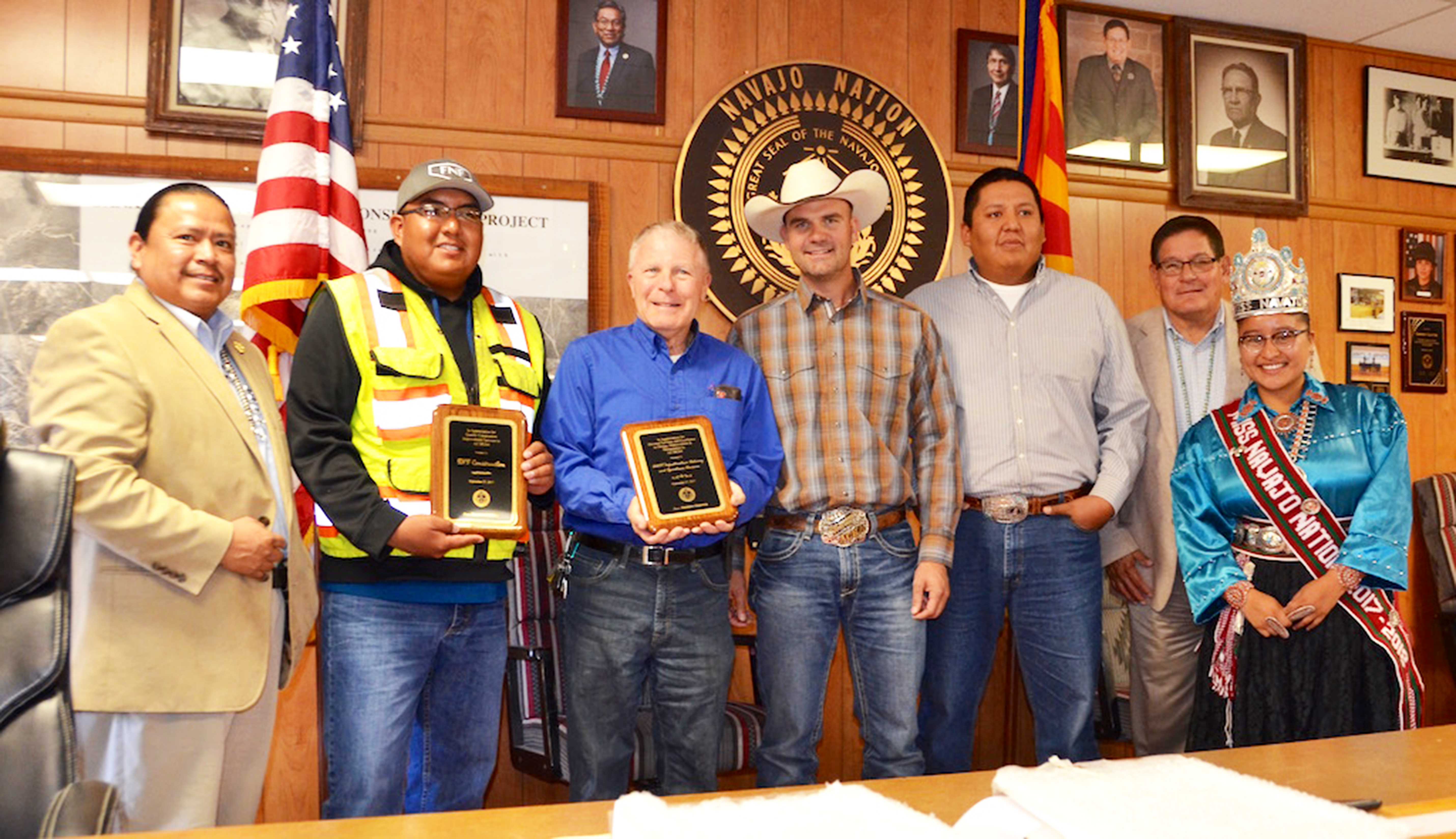 Navajo Nation Council Celebrates Road Improvements Of Arizona