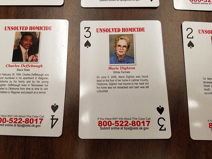 Oklahoma prisons selling inmates cold case playing cards The Daily