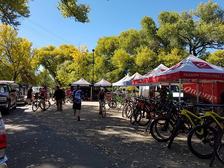 The Prescott Mountain Bike Festival takes place from Friday to Sunday, Oct. 13-15, at Granite Creek Park. (Courtesy)