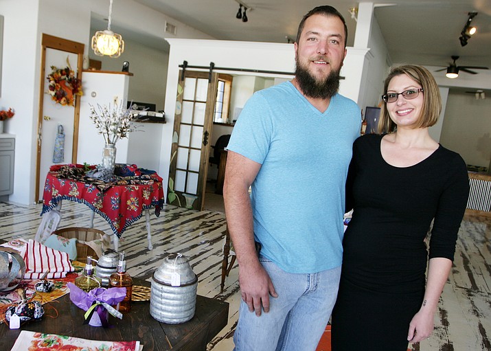 Since Sept. 15, Arielle and Donnie Beaumier of Morning Glory by Beaumier’s has offered high-end kitchen and bath remodeling to the Verde Valley. (Photo by Bill Helm)