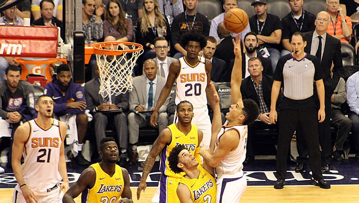 devin booker lakers shirt