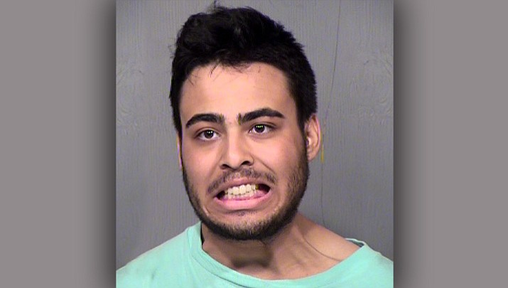 Police say 20-year-old Julio Rodriguez was arrested Nov. 8, 2017 after trying to steal a train from a rail yard just south of downtown Phoenix. (Phoenix Jail)