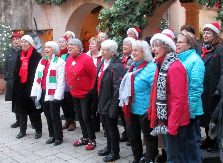 Under the direction of Jeanie Carroll, Red RockAppella’s programs this season include two performances on Saturday, December 2:  first, at Sedona Parks and Recreation’s “Breakfast with Santa” at The Hub at 8 a.m.; then at 1 p.m., at Tlaquepaque, again for Toys for Tots.