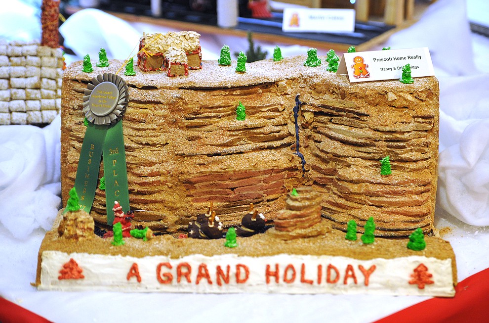 Over 70 entries in the Annual Gingerbread Holiday display at the Prescott Resort that is free and open to the public through the new year. (Les Stukenberg/Courier)