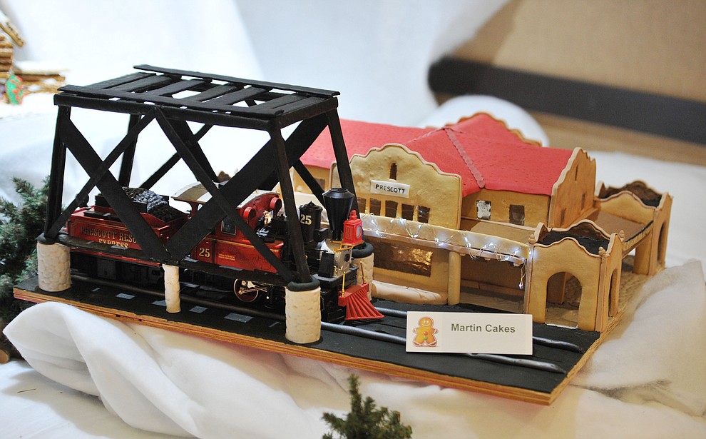 Over 70 entries in the Annual Gingerbread Holiday display at the Prescott Resort that is free and open to the public through the new year. (Les Stukenberg/Courier)