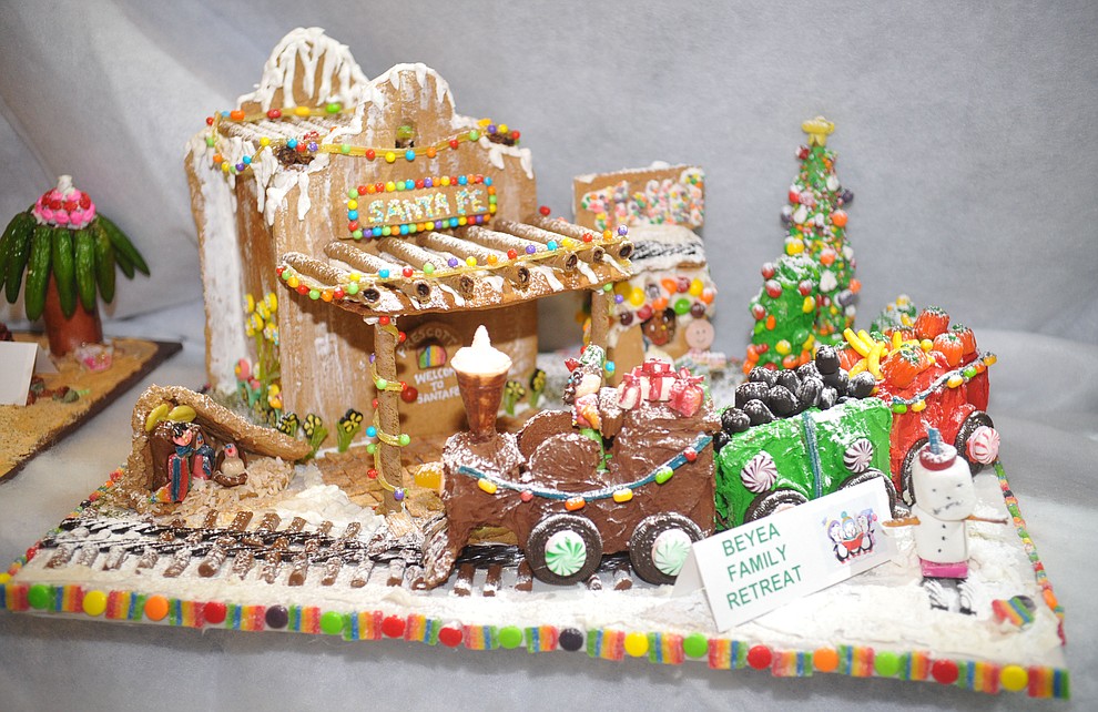 Over 70 entries in the Annual Gingerbread Holiday display at the Prescott Resort that is free and open to the public through the new year. (Les Stukenberg/Courier)