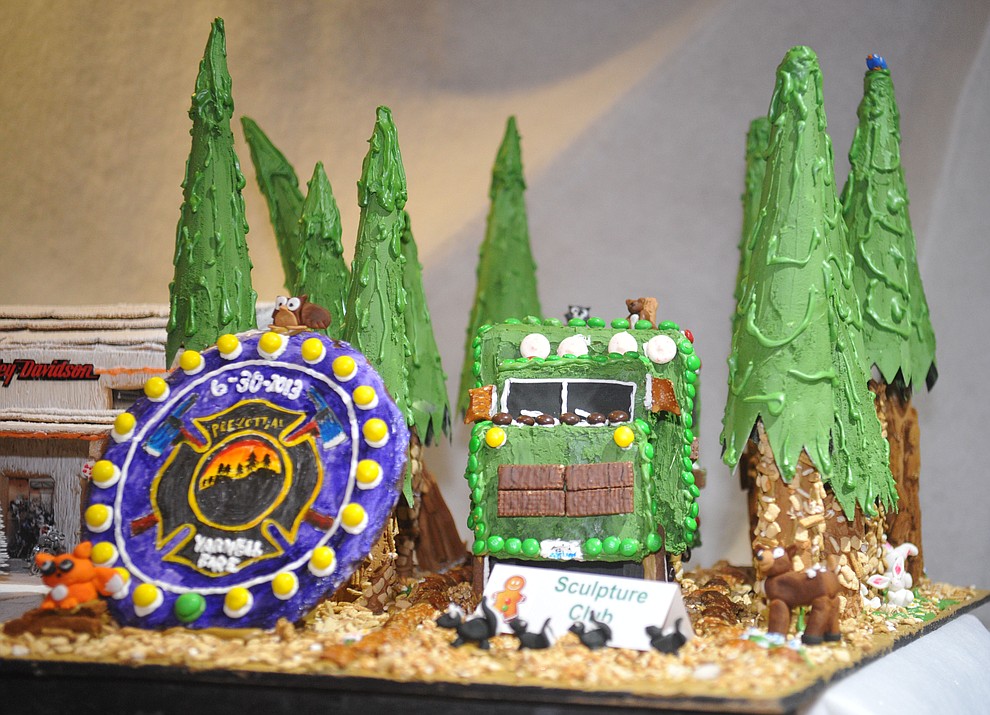 Over 70 entries in the Annual Gingerbread Holiday display at the Prescott Resort that is free and open to the public through the new year. (Les Stukenberg/Courier)