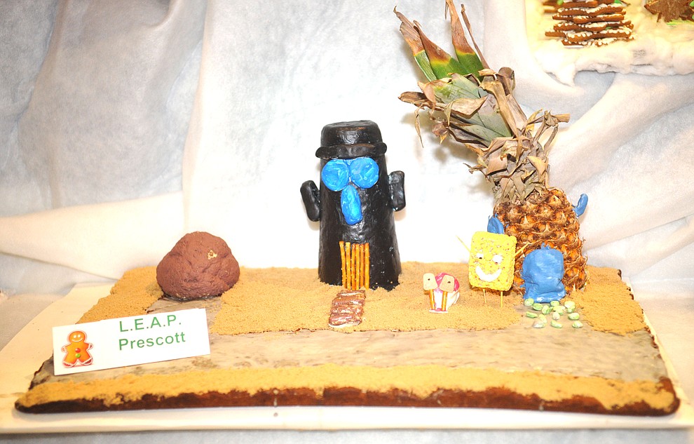 Over 70 entries in the Annual Gingerbread Holiday display at the Prescott Resort that is free and open to the public through the new year. (Les Stukenberg/Courier)