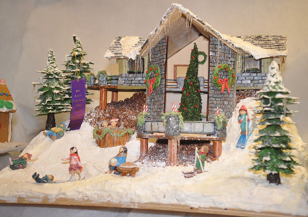 Over 70 entries in the Annual Gingerbread Holiday display at the Prescott Resort that is free and open to the public through the new year. (Les Stukenberg/Courier)