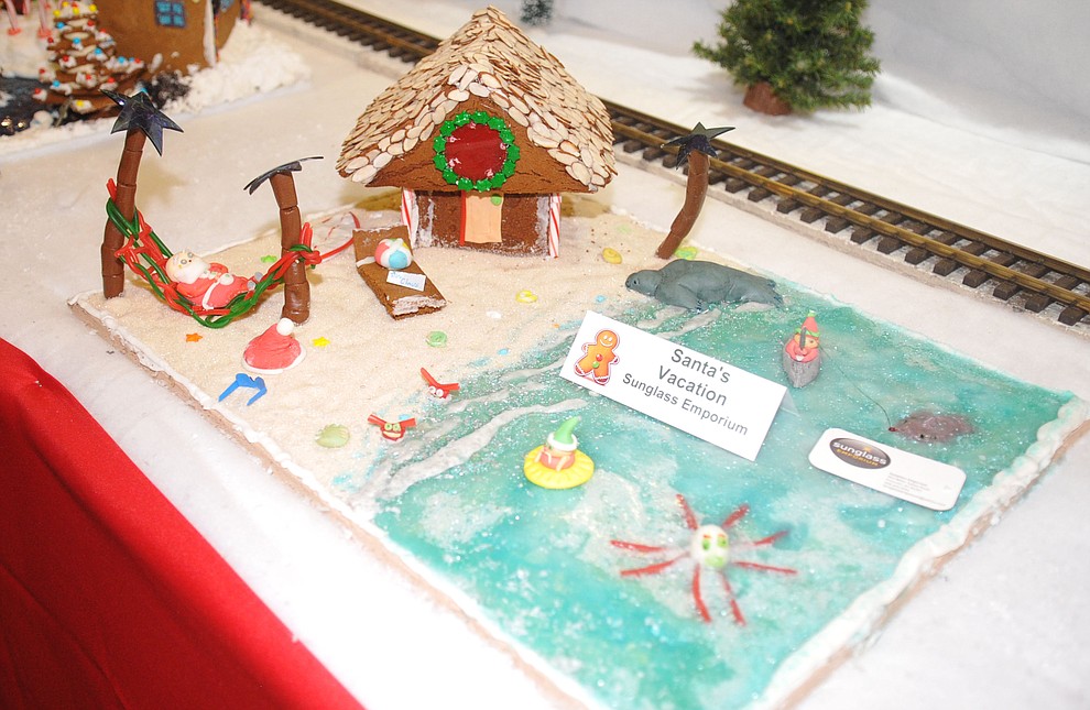 Over 70 entries in the Annual Gingerbread Holiday display at the Prescott Resort that is free and open to the public through the new year. (Les Stukenberg/Courier)