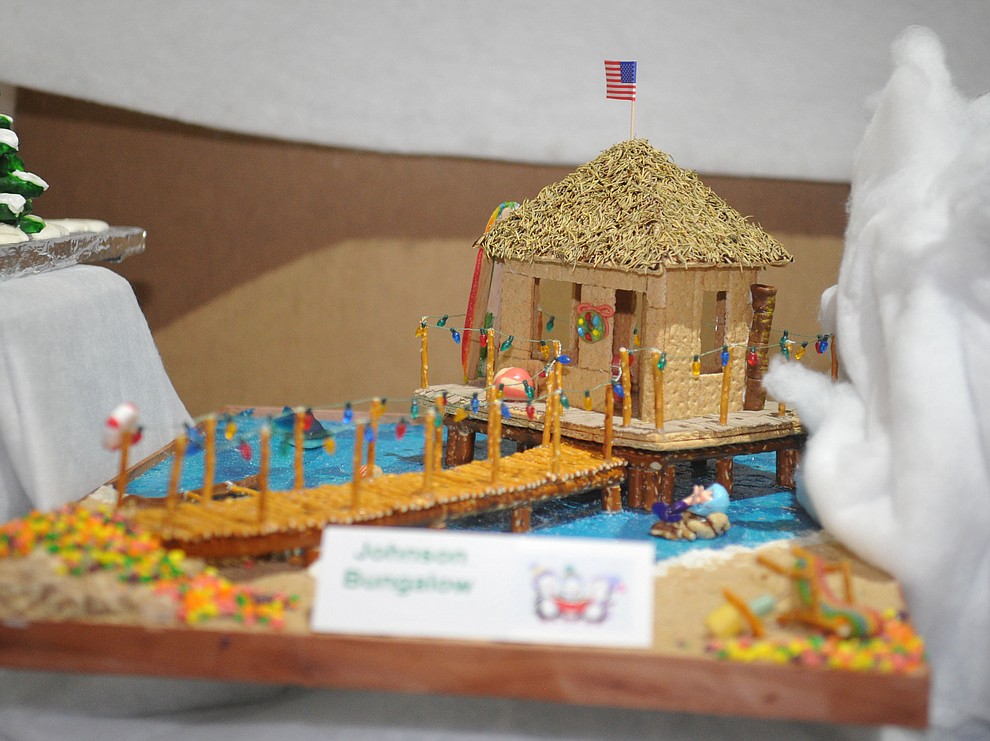 Over 70 entries in the Annual Gingerbread Holiday display at the Prescott Resort that is free and open to the public through the new year. (Les Stukenberg/Courier)