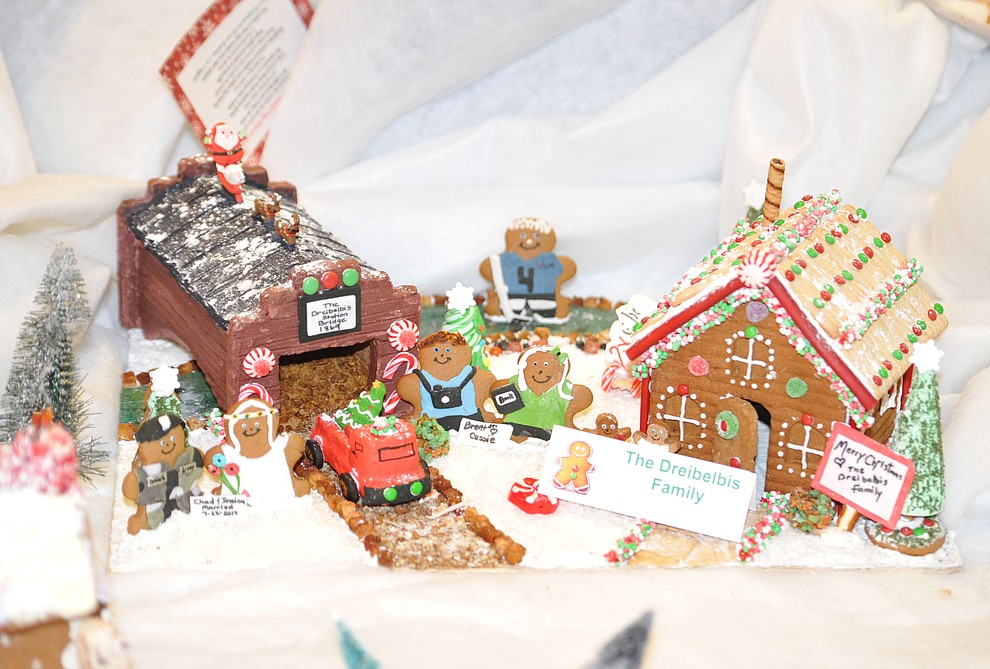 Over 70 entries in the Annual Gingerbread Holiday display at the Prescott Resort that is free and open to the public through the new year. (Les Stukenberg/Courier)