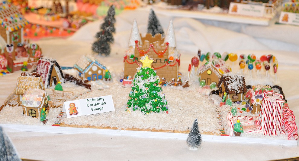Over 70 entries in the Annual Gingerbread Holiday display at the Prescott Resort that is free and open to the public through the new year. (Les Stukenberg/Courier)