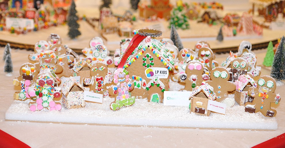 Over 70 entries in the Annual Gingerbread Holiday display at the Prescott Resort that is free and open to the public through the new year. (Les Stukenberg/Courier)