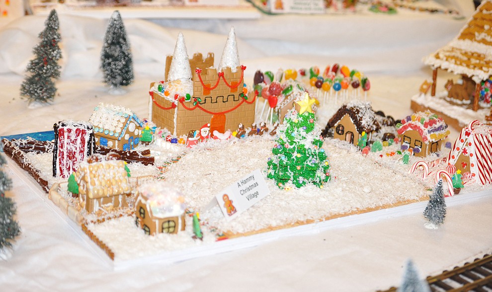 Over 70 entries in the Annual Gingerbread Holiday display at the Prescott Resort that is free and open to the public through the new year. (Les Stukenberg/Courier)