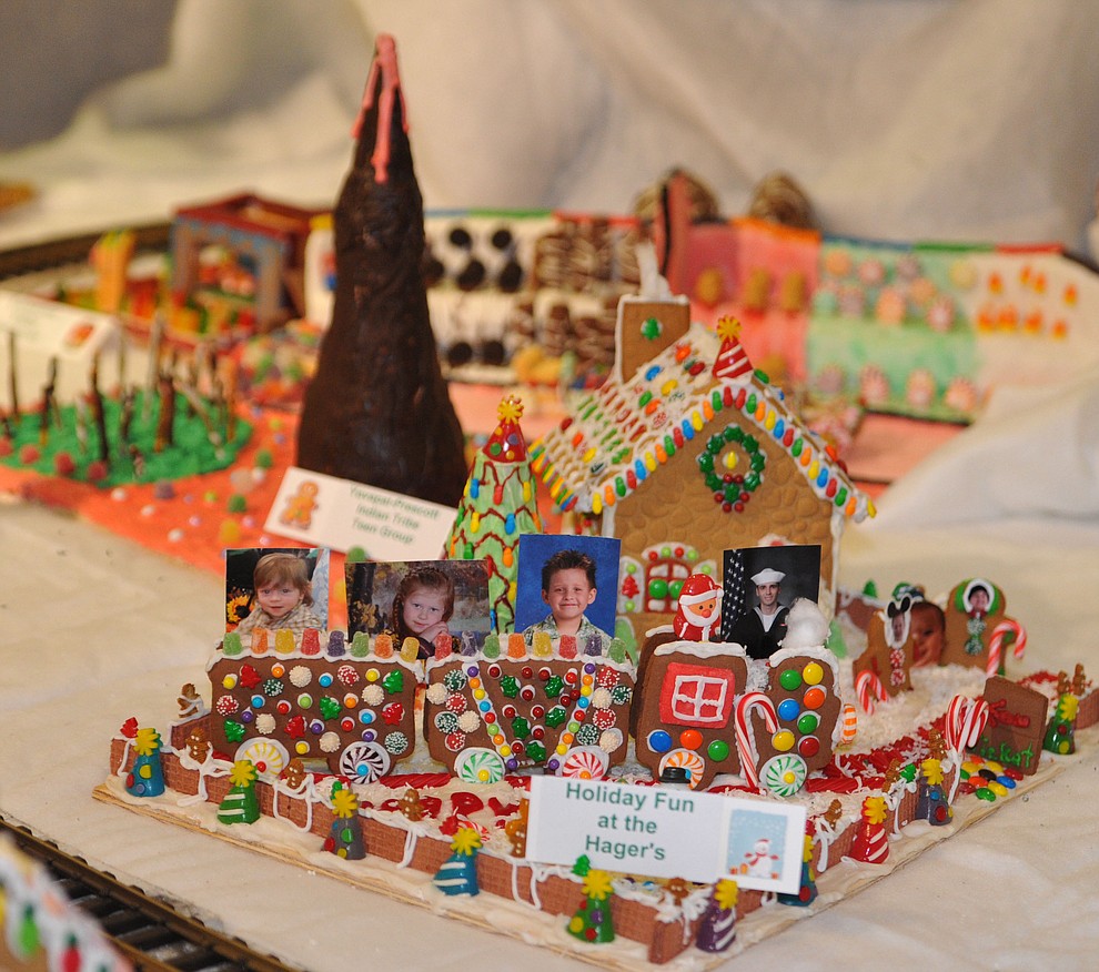 Over 70 entries in the Annual Gingerbread Holiday display at the Prescott Resort that is free and open to the public through the new year. (Les Stukenberg/Courier)
