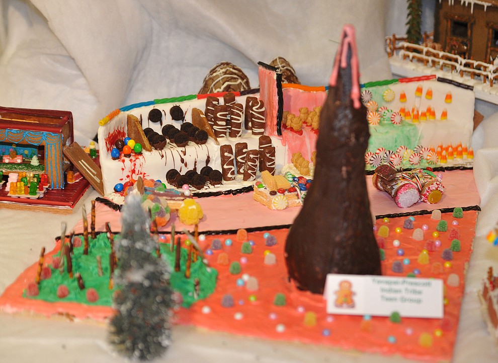 Over 70 entries in the Annual Gingerbread Holiday display at the Prescott Resort that is free and open to the public through the new year. (Les Stukenberg/Courier)