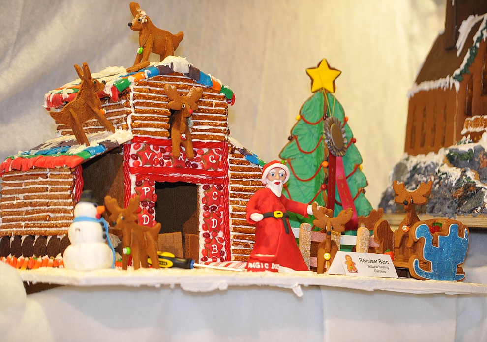 Over 70 entries in the Annual Gingerbread Holiday display at the Prescott Resort that is free and open to the public through the new year. (Les Stukenberg/Courier)