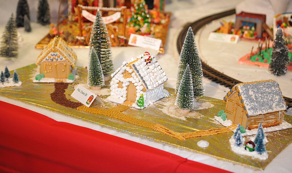 Over 70 entries in the Annual Gingerbread Holiday display at the Prescott Resort that is free and open to the public through the new year. (Les Stukenberg/Courier)