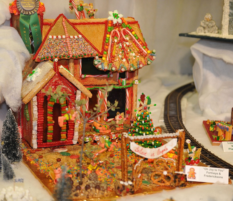 Over 70 entries in the Annual Gingerbread Holiday display at the Prescott Resort that is free and open to the public through the new year. (Les Stukenberg/Courier)