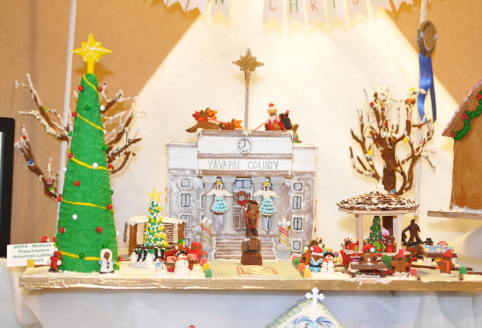 Over 70 entries in the Annual Gingerbread Holiday display at the Prescott Resort that is free and open to the public through the new year. (Les Stukenberg/Courier)