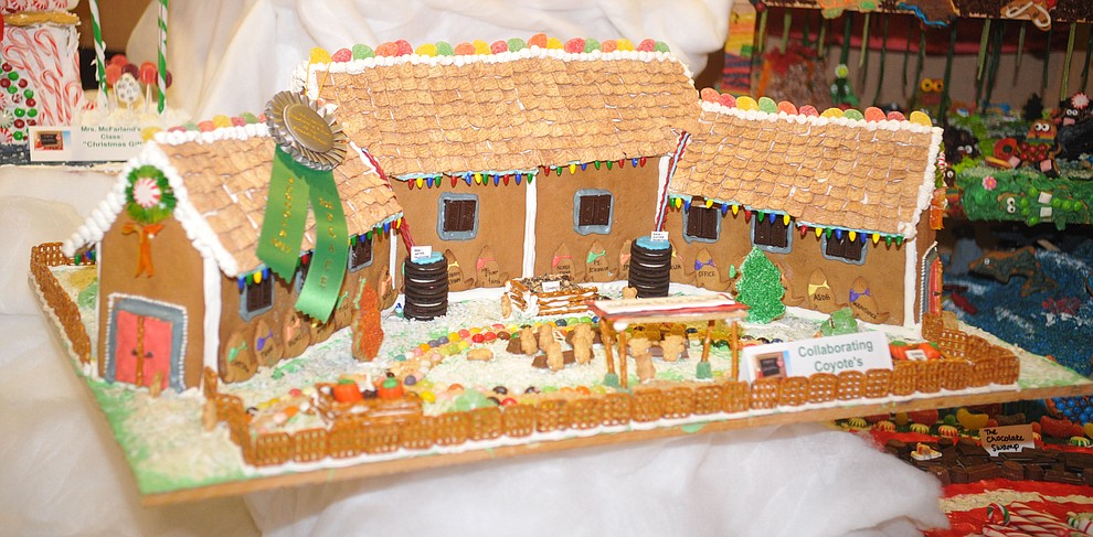 Over 70 entries in the Annual Gingerbread Holiday display at the Prescott Resort that is free and open to the public through the new year. (Les Stukenberg/Courier)