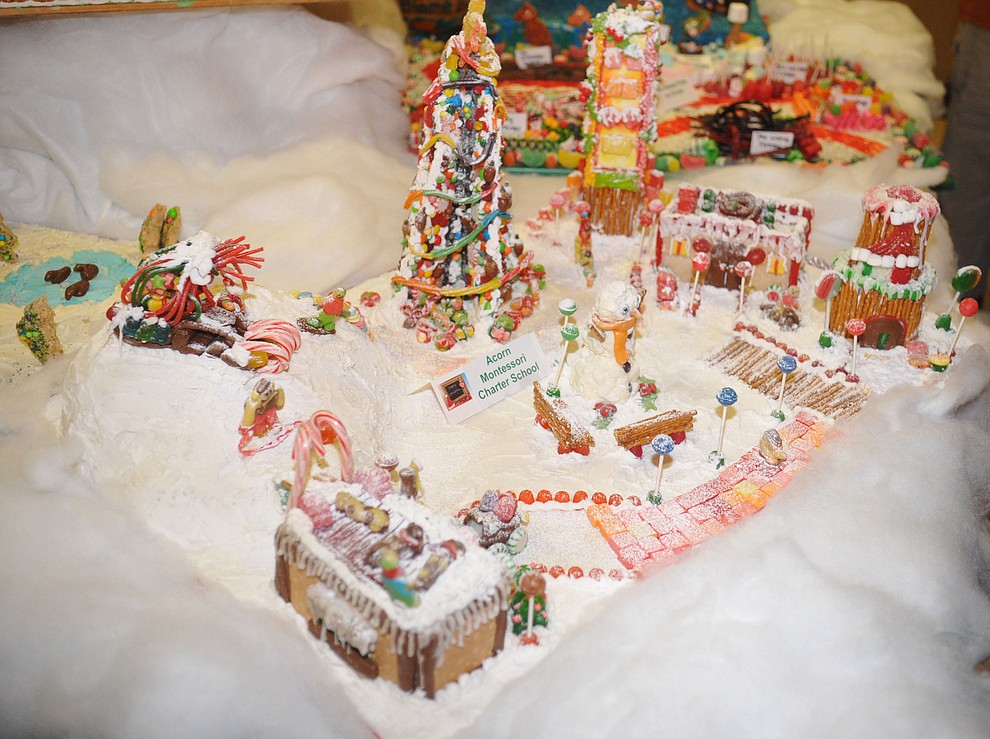 Over 70 entries in the Annual Gingerbread Holiday display at the Prescott Resort that is free and open to the public through the new year. (Les Stukenberg/Courier)