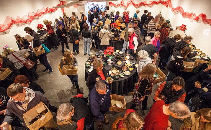 Sedona Arts Center presents its annual Loving Bowls charity fundraiser on Dec. 9 from noon to 3 p.m. at the Historic Art Barn in Uptown Sedona. (Photo courtesy of Kelli Klymenko)