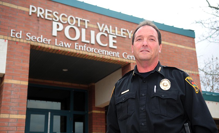 Prescott Valley Police Chief Bryan Jarrell said he agreed with the decision for a more serious disciplinary action for losing his firearm so that he can continue to "keep the trust of the people." (Courier file)