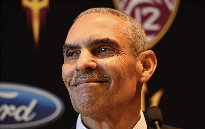 Despite widespread criticism about the hire, Arizona State is confident Herm Edwards can take Arizona State to a new level. He replaces Todd Graham, who was fired. (Photo courtesy Arizona State)