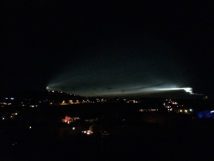 Calls, texts and emails came in steadily Friday after about 6:30 p.m. — from people wondering what the strange lights were to the west of Prescott. It wasn’t a helicopter, smoke or even UFOs ... it was the SpaceX rocket launch in California. 