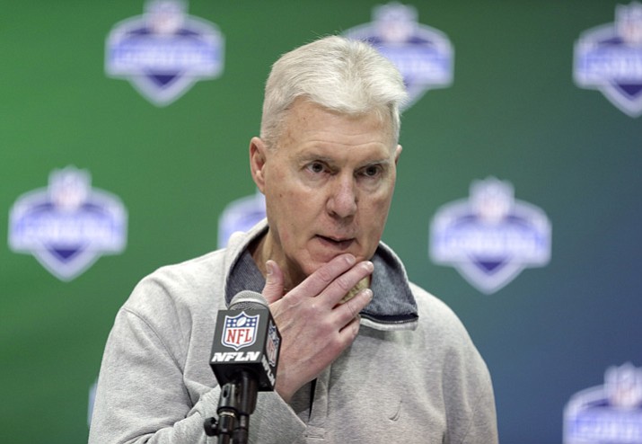 In this March 1, 2017, file photo, Green Bay Packers general manager Ted Thompson speaks during a press conference at the NFL Combine in Indianapolis. (Michael Conroy/AP, File)