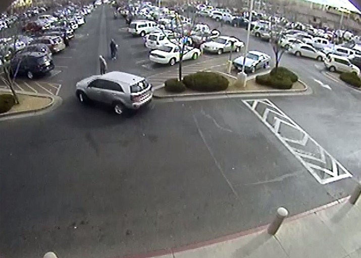 This photo is from a surveillance video taken moments before the SUV struck 101-year-old Prescott Valley resident Esther Dorsch on Wednesday, Jan. 3 in the Fry's Grocery Store parking lot in Prescott Valley. Dorsch died on Tuesday, Jan. 9.