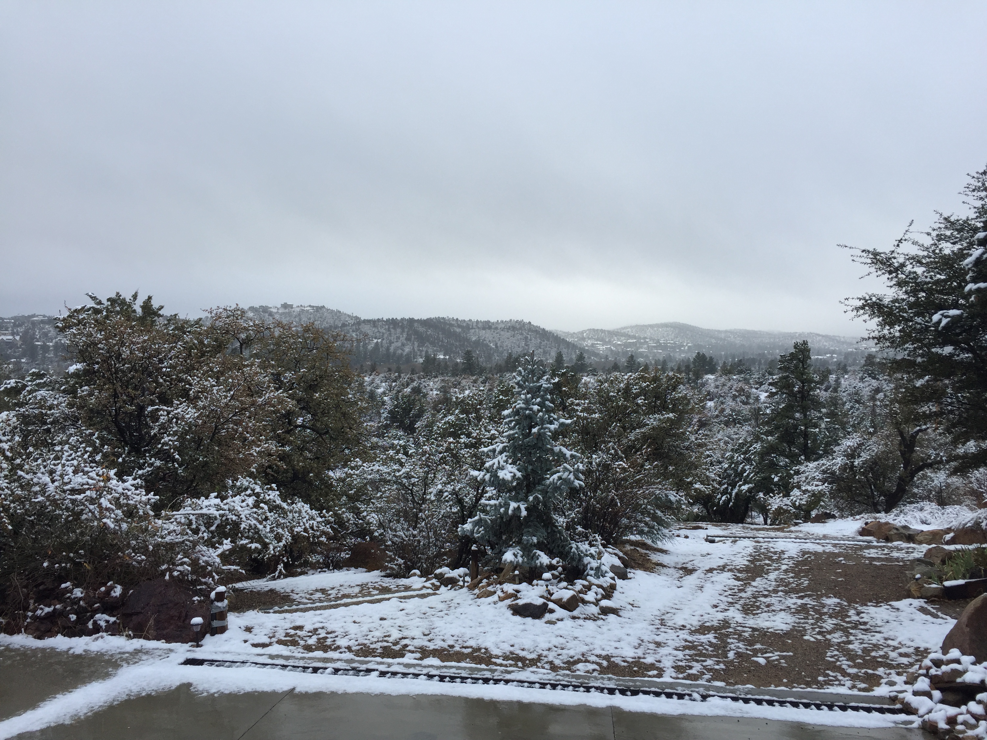 Prescott area receives first rain of cold season, some snow | The Daily ...