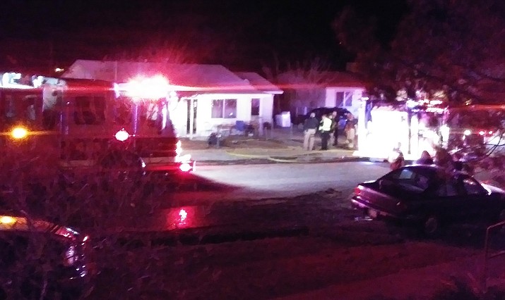 A house fire in Clarkdale Thursday night took the lives of two family pets. The resident, who wasn’t home during the incident, was required to relocate. (Photo courtesy of Tarin McGuirk)

