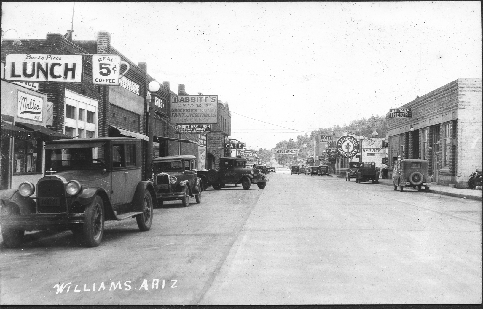 1920s in downtown Williams WilliamsGrand Canyon News Williams