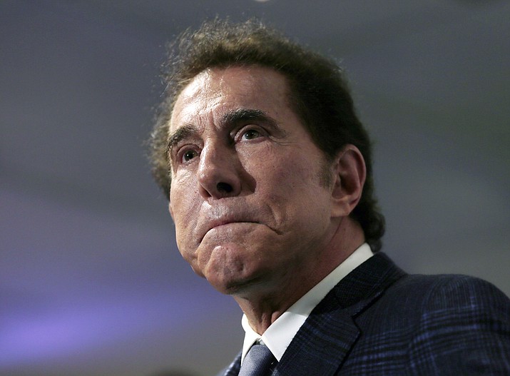 FILE - This March 15, 2016, file photo, shows casino mogul Steve Wynn at a news conference in Medford, Mass. Wynn Resorts is denying multiple allegations of sexual harassment and assault by its founder Steve Wynn, describing it as a smear campaign related to divorce proceedings from his ex-wife. The Wall Street Journal reported Friday, Jan. 26, 2018, that a number of women say they were harassed or assaulted by the casino mogul. Wynn denied the allegations personally in a printed statement. (AP Photo/Charles Krupa, File)

